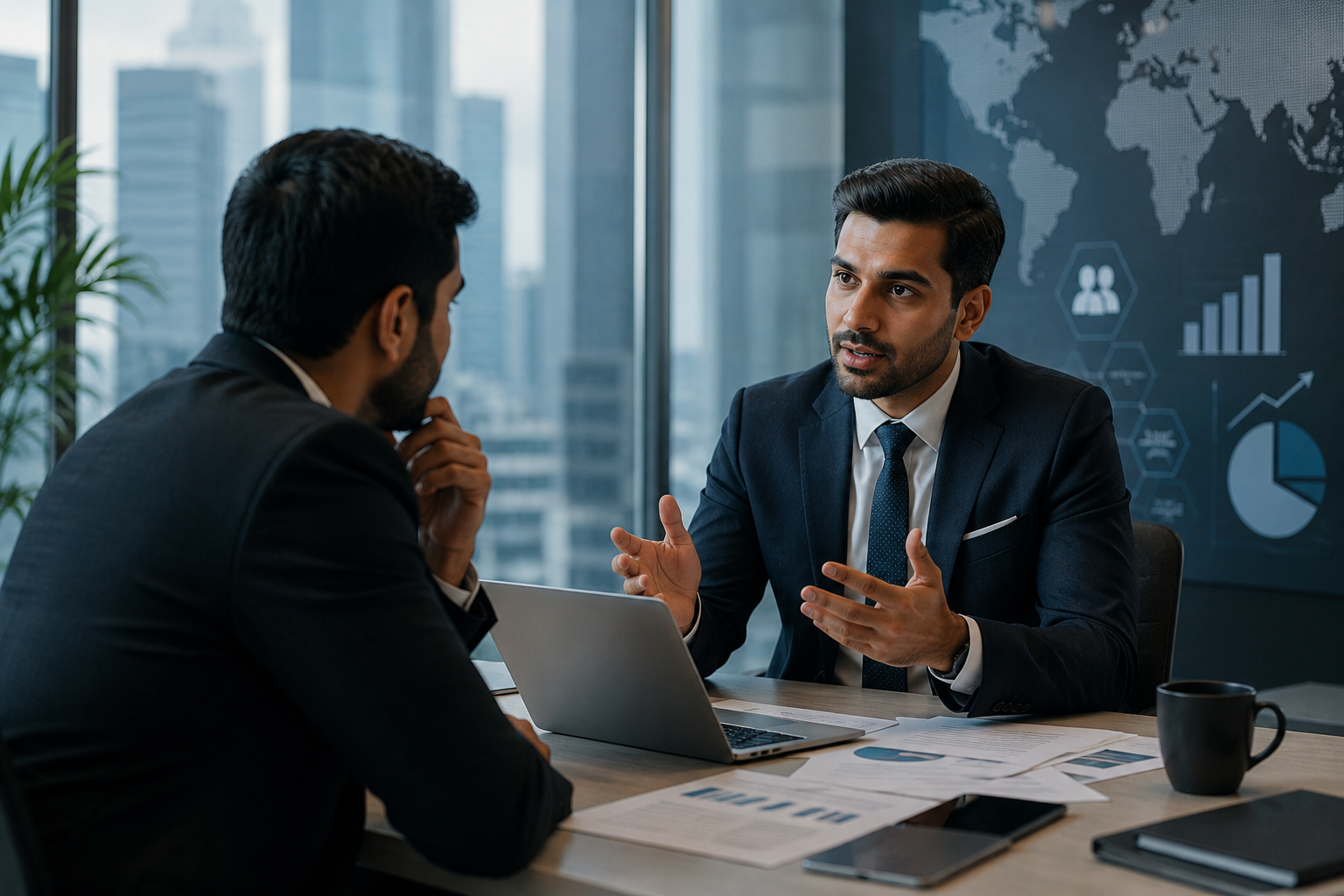 B2B consulting meeting